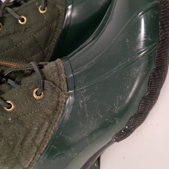SPERRY SALTWATER QUILTED KHOMBU BOOT - GREEN#Clearance#Lastprice#No offer - Picture 5 of 10